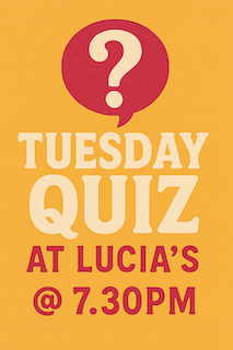 Tuesday Quiz at Lucia´s Campoverde